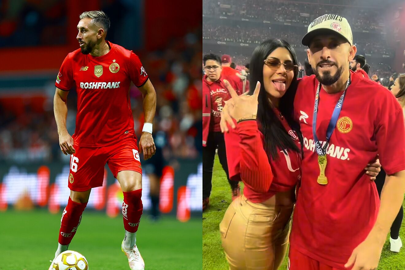 H�ctor Herrera celebra Bicampeonato con amor: Paola Villalobos y la acaramelada foto
