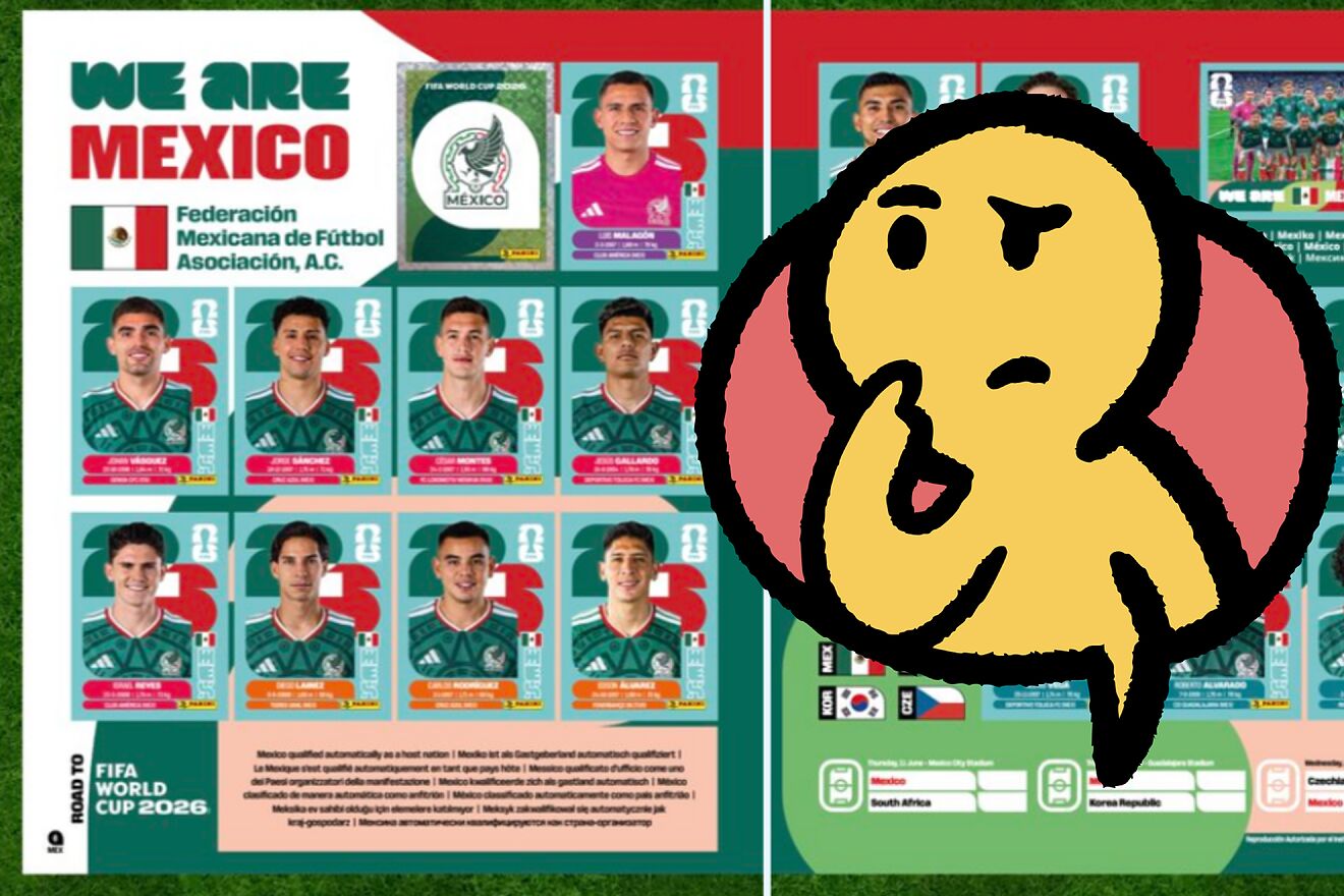 Panini revela a jugadores de M�xico en �lbum del Mundial 2026 y lo...
