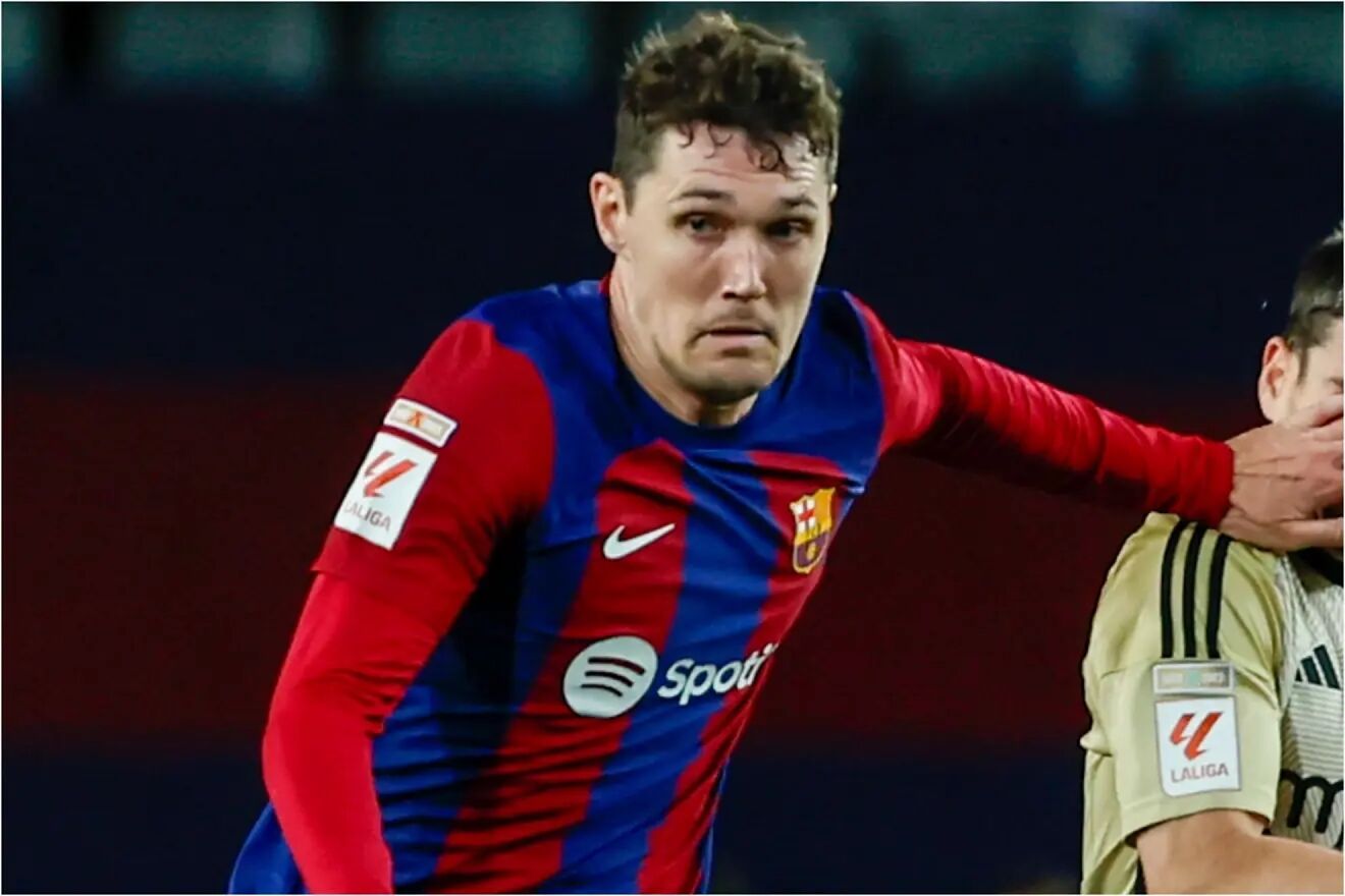 Christensen, durante un partido con el Barcelona