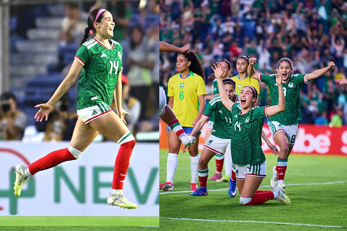 Histórico triunfo de México Femenil sobre Brasil rumbo al Mundial...