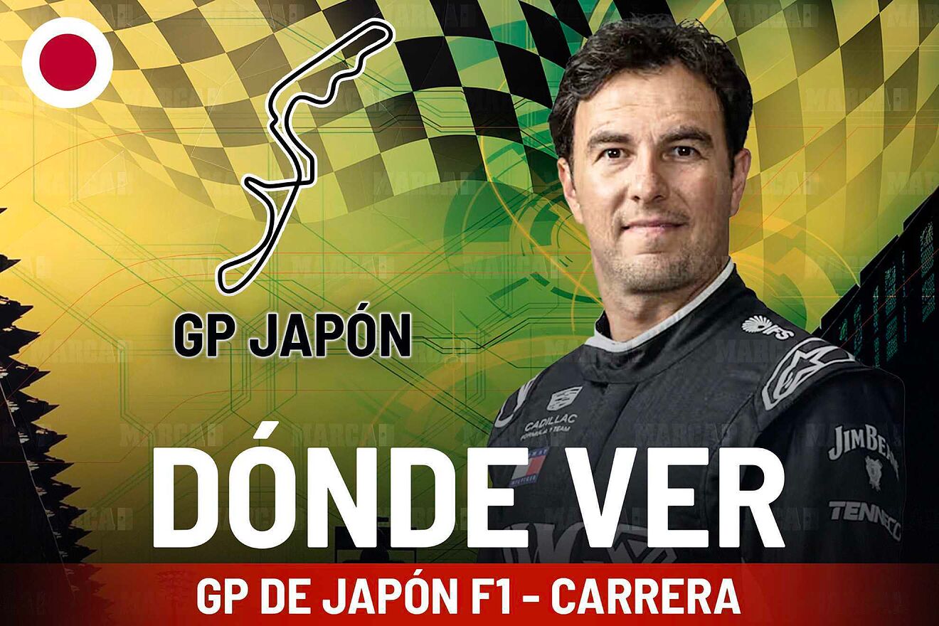 Carrera F1 Japón: A qué hora empieza la carrera de Checo Pérez con...