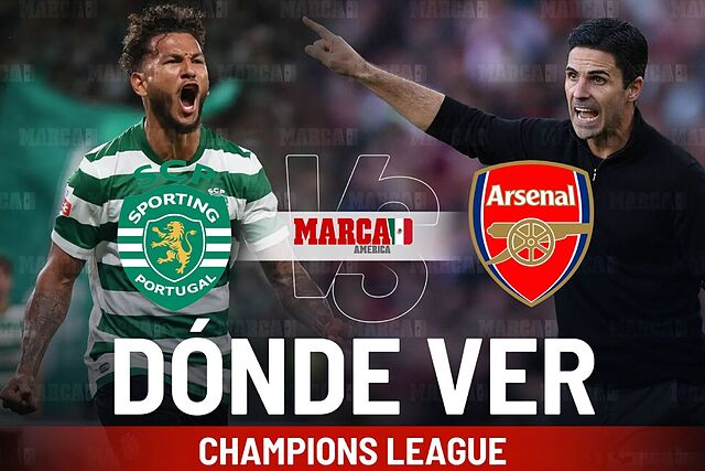 Sporting CP vs Arsenal: D�nde ver la Champions League en M�xico y a qu� hora es el juego de Cuartos de Final
