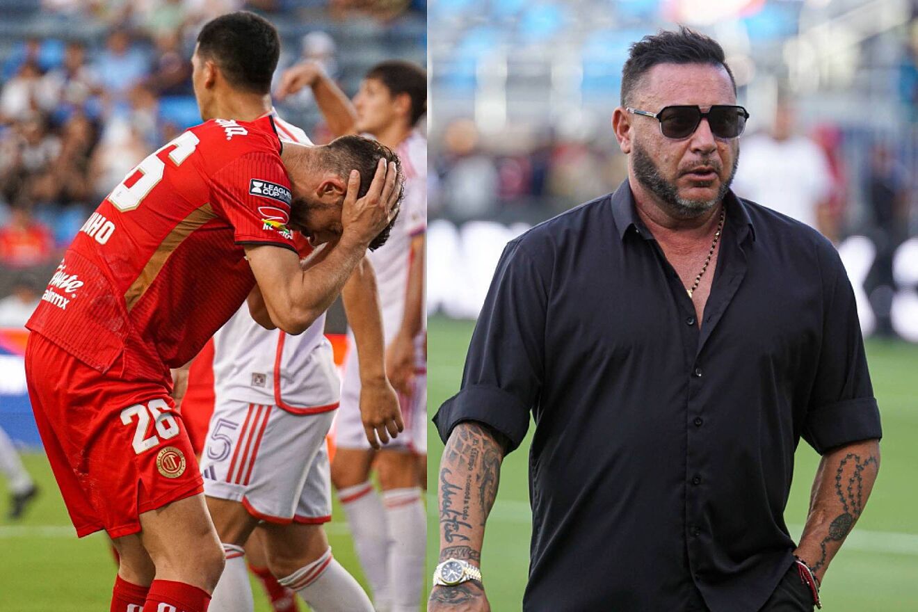 El 'Turco' Antonio Mohamed lamenta el fracaso del Toluca en la Leagues...