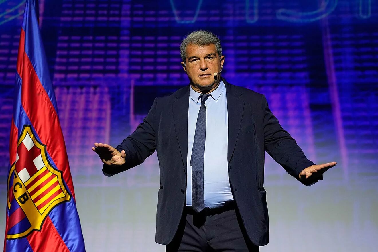 Joan Laporta, presidente del Barcelona