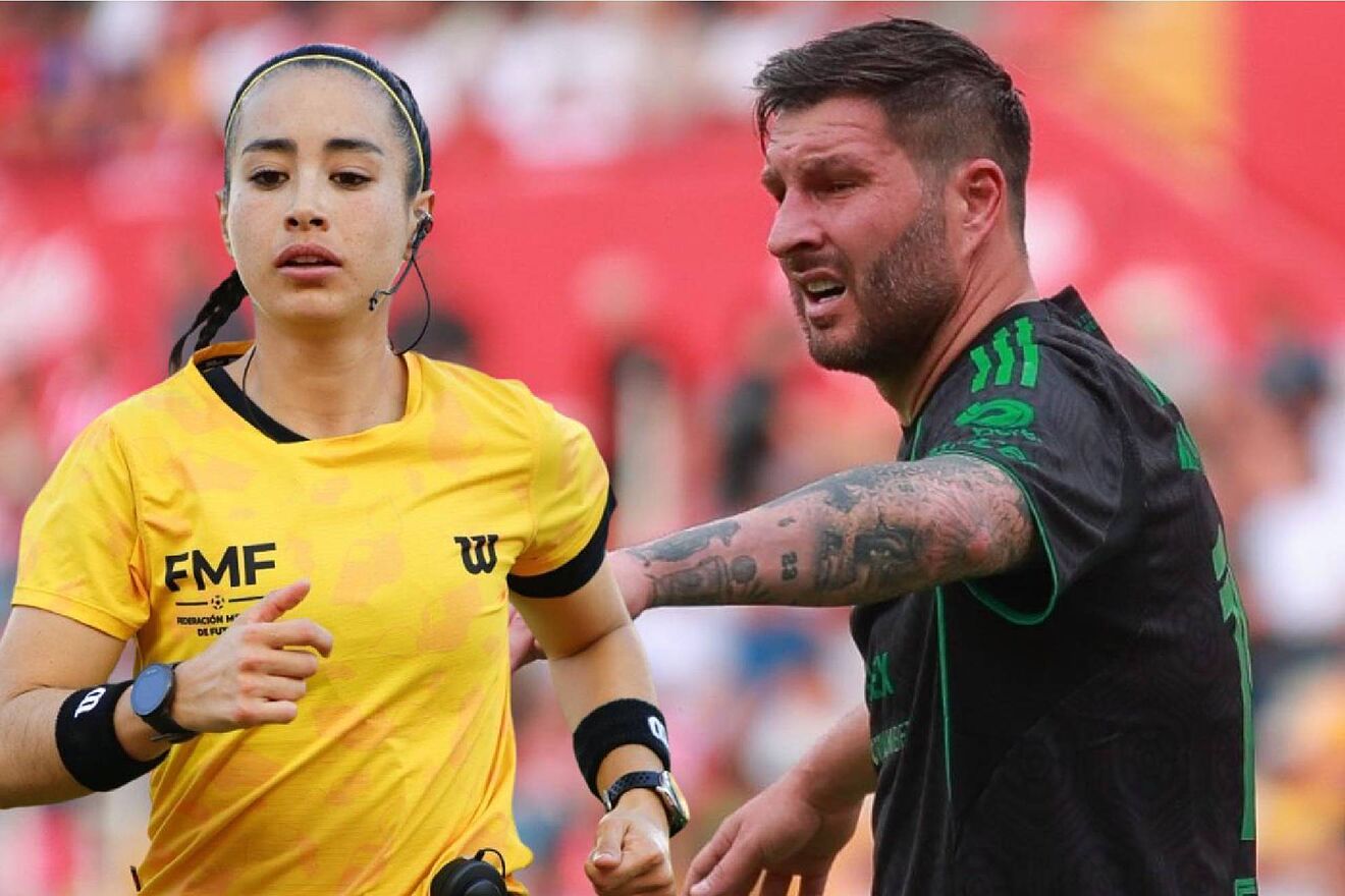 Andr�-Pierre Gignac & Katia Itzel Garc�a