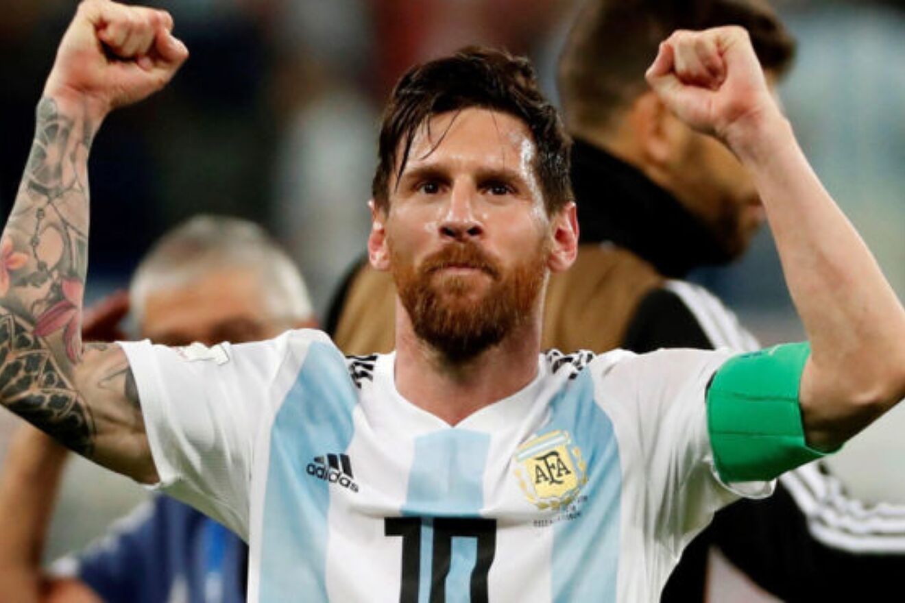 Messi, con Argentina, rival de Espa�a en la Finalissima