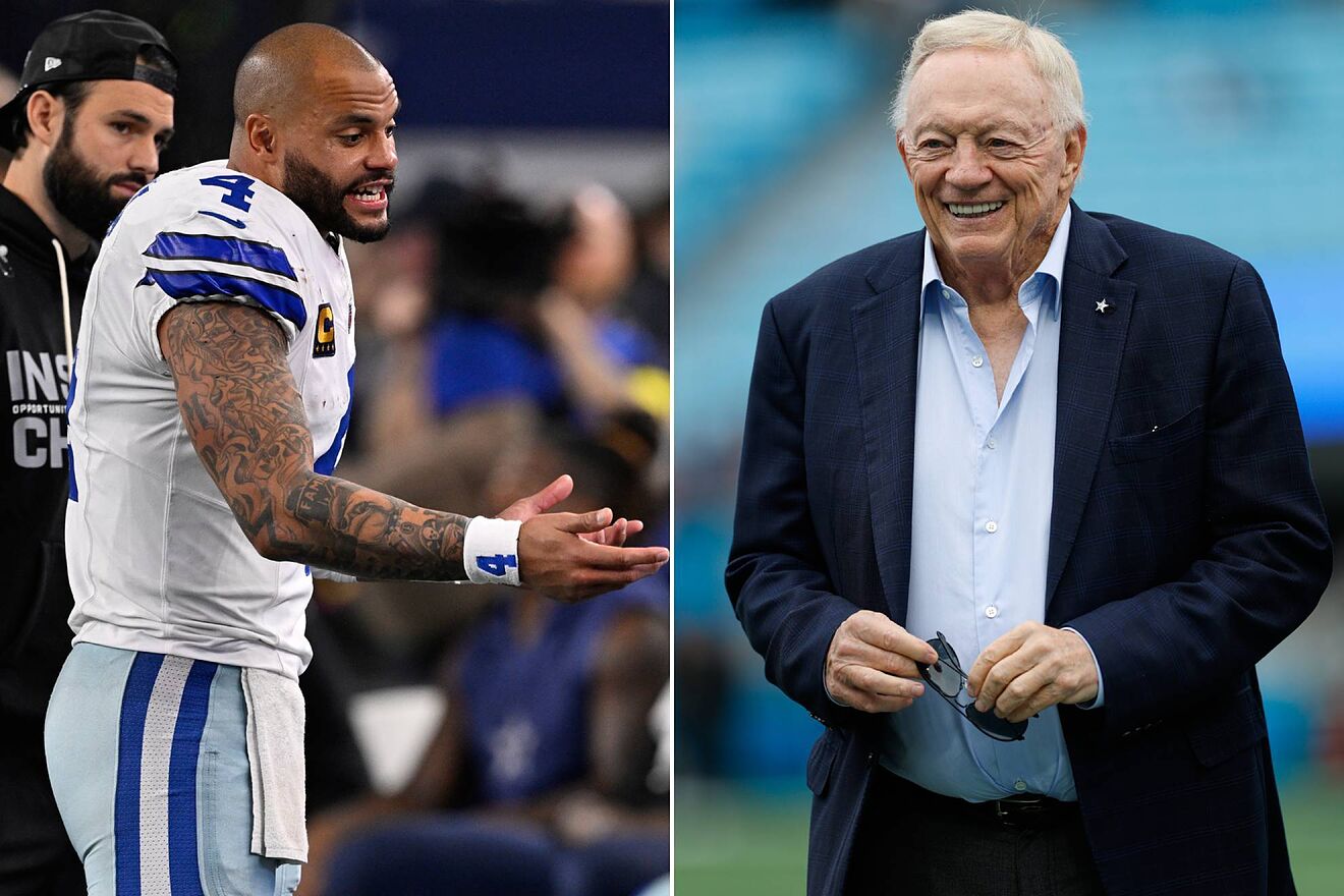 Dallas Cowboys NFL Dak Prescott Jerry Jones