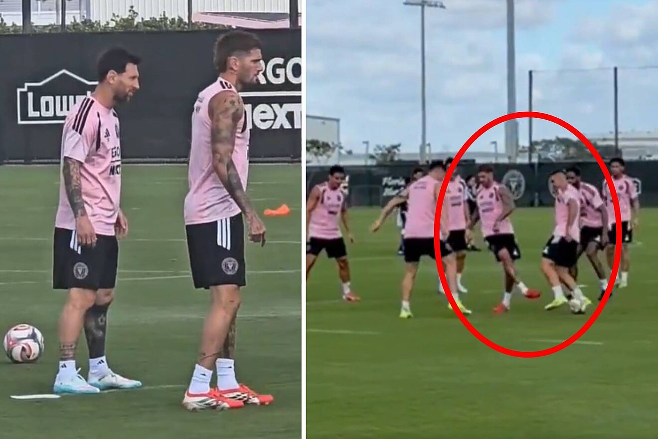 El mexicano se comi� un t�nel de Rodrigo de Paul