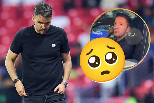 Larcam�n fue despedido de Cruz Azul y acudi� a La Noria para despedirse y recoger sus cosas.