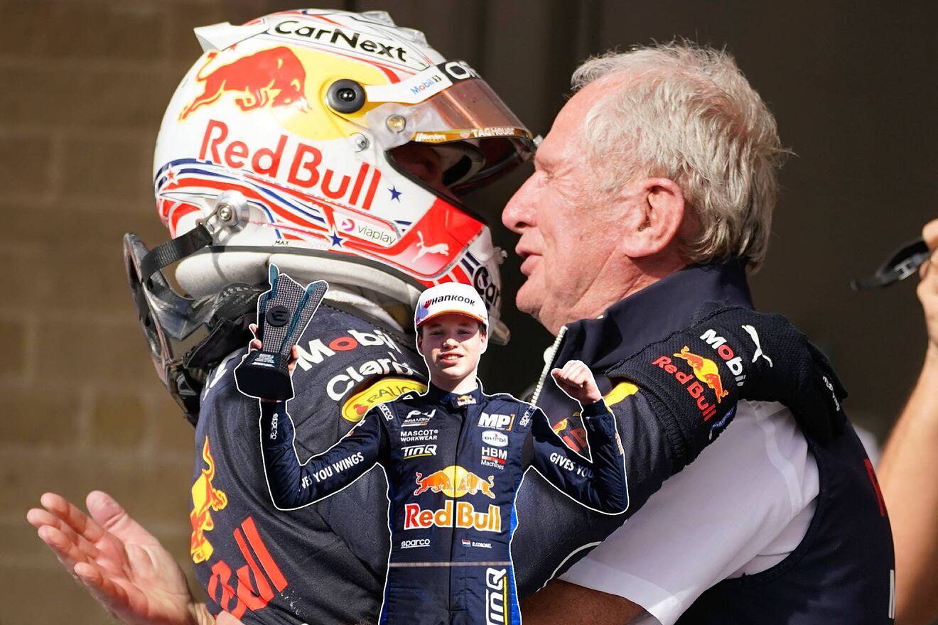 Rocco Coronel ya forma parte del equipo júnior de Red Bull