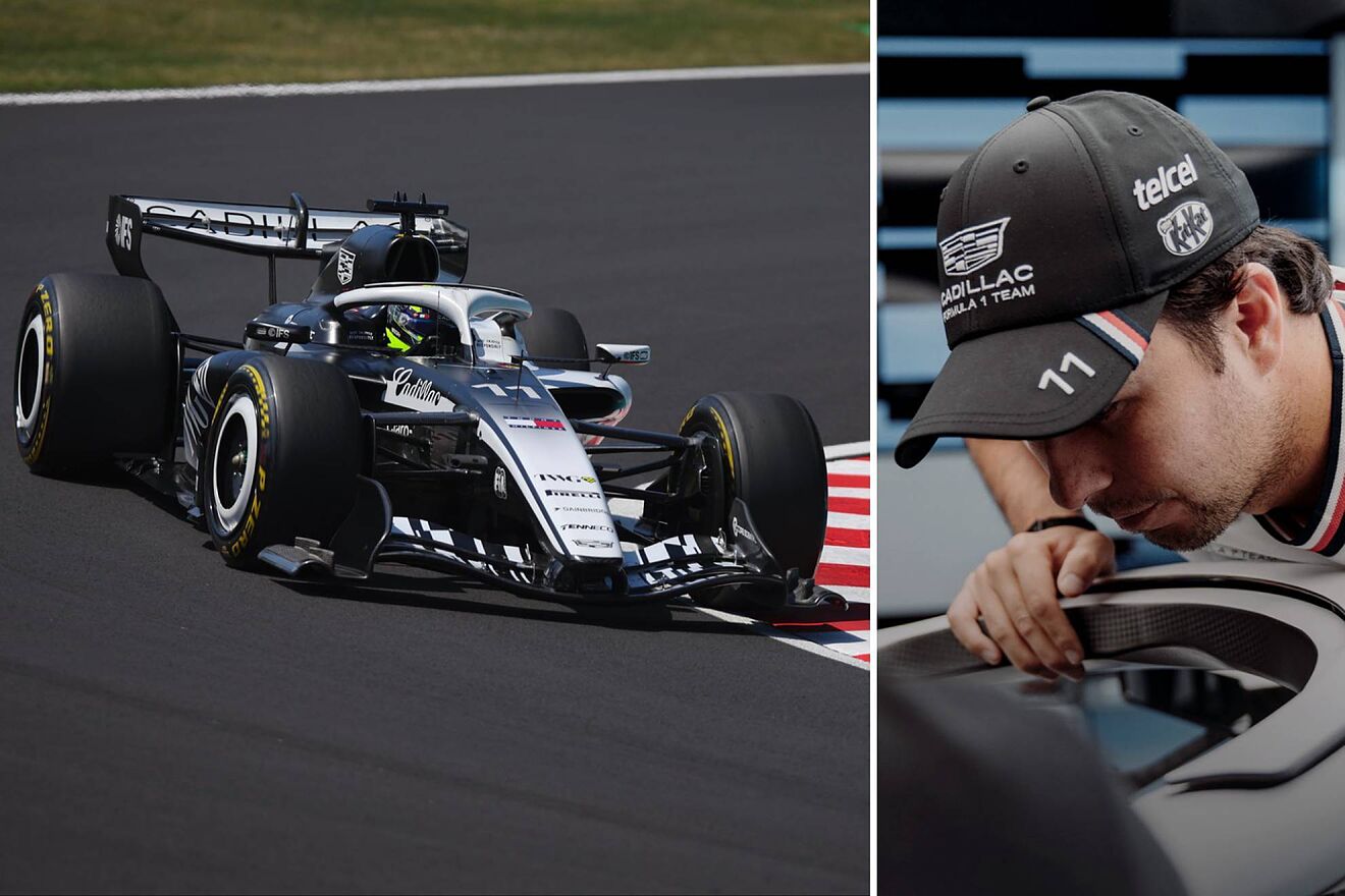 Sergio "Checo" P�rez y su monoplaza #11 de Cadillac Racing Team |