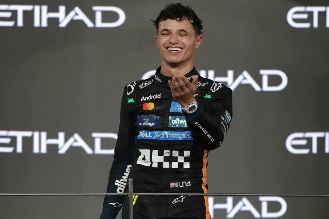 Norris, feliz tras ganar el Mundial