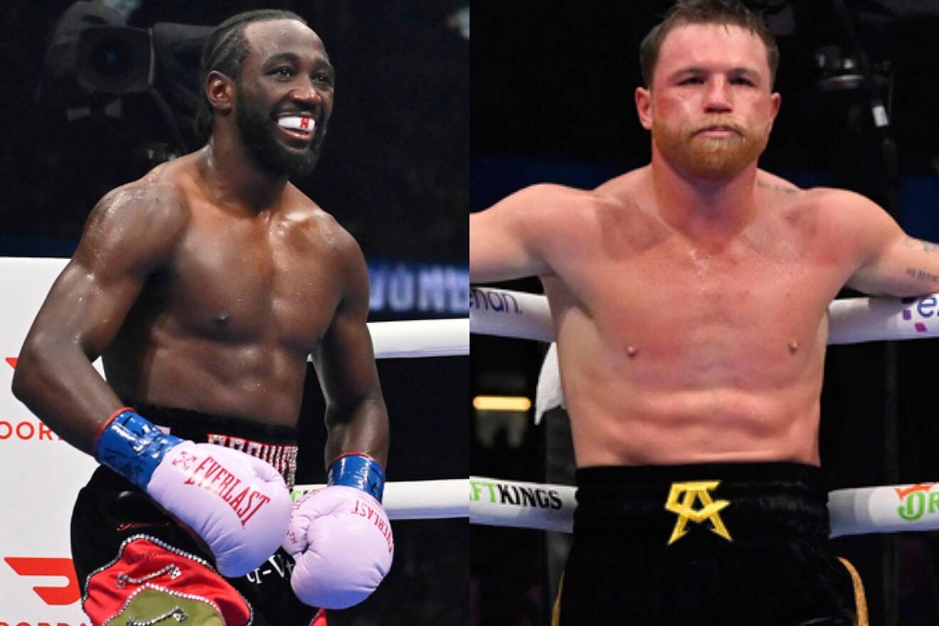 Terence Crawford y Canelo �lvarez.