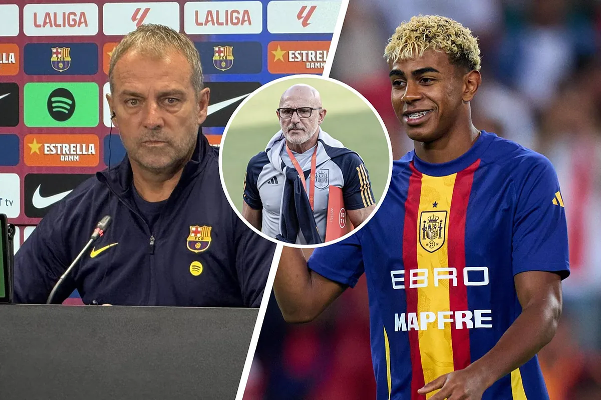 LaLiga EA Sports 2025: Hansi Flick explota y culpa a Luis de la Fuente de la lesión de Lamine Yamal | MARCA México