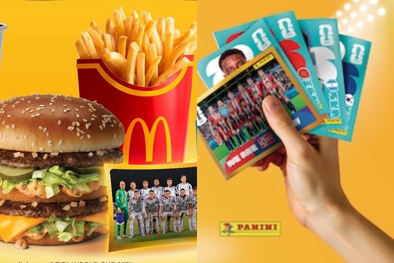 Panini lleva su experiencia a McDonald's y hay sobres exclusivos para el �lbum del Mundial 2026