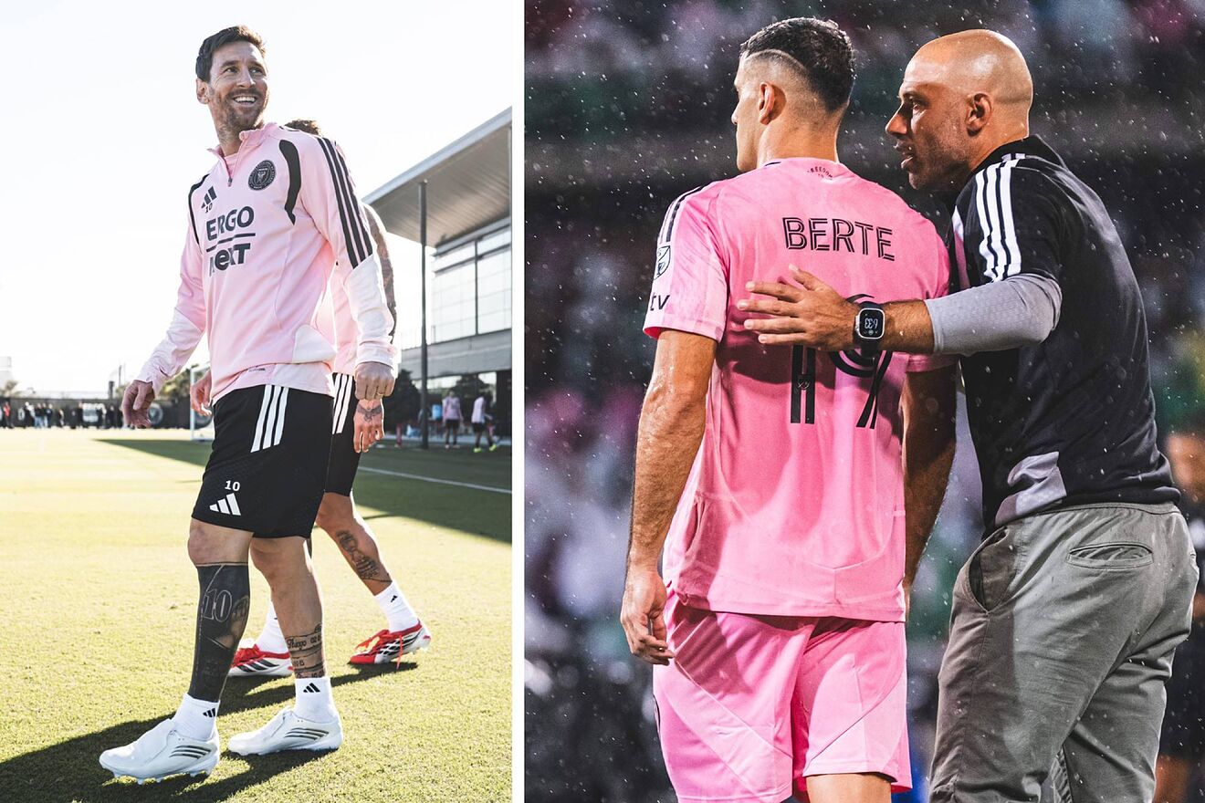 Berterame está obligado a entrenarse apartado de sus compañeros con...